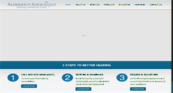 Desktop Screenshot of aldershotaudiology.com